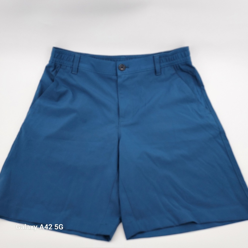 Southern‎ Proper Teal Blue Performance Golf Shorts Men's Size 30 Elastic Waist